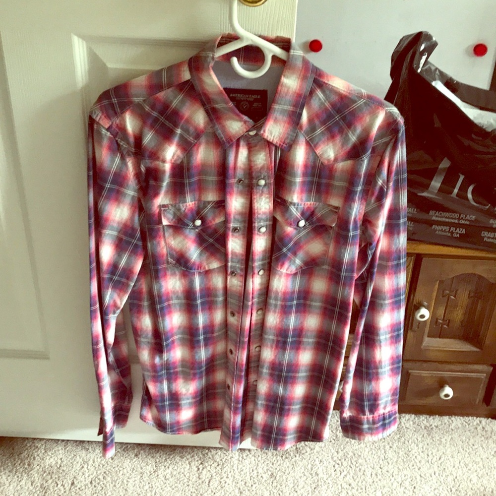 American Eagle Vintage Fit Red Flannel M/M